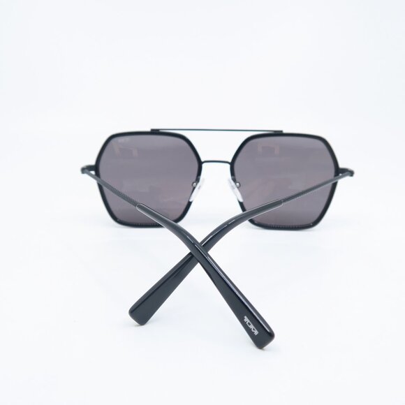 Tumi STU510  1BLA Black, Square, Unisex model, New, Sunglasses Frames.